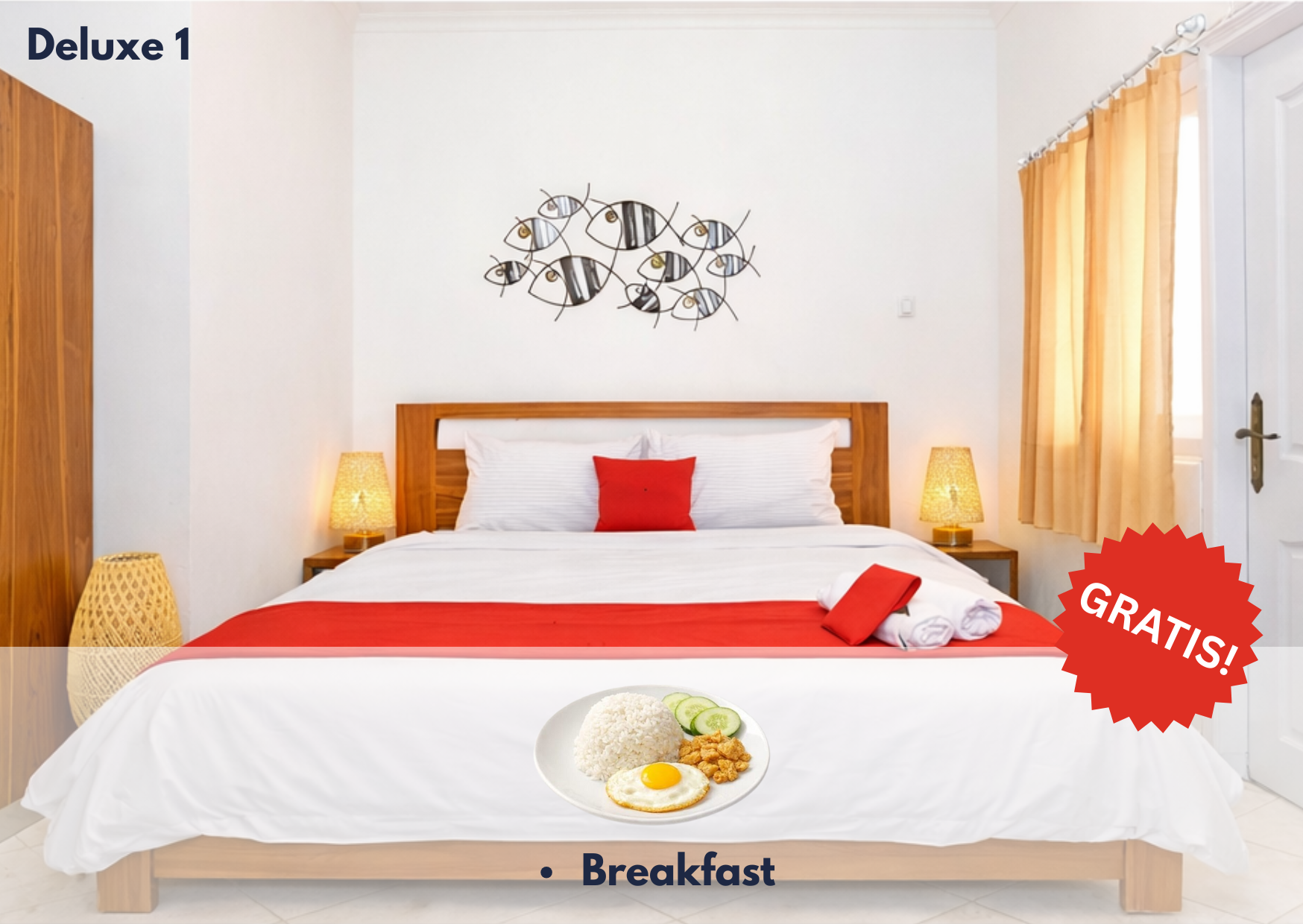 Cozzy Residence Bali Kamar Deluxe 1 + GRATIS SARAPAN SETIAP HARI