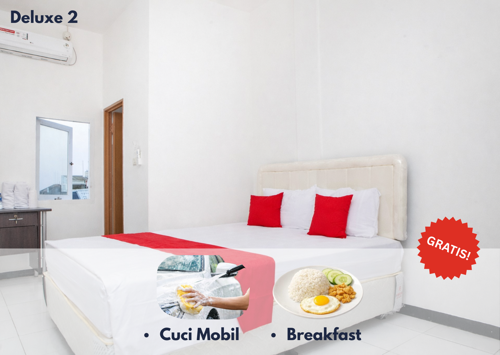 Cozzy Residence Bandung Deluxe 2 + GRATIS SARAPAN HARIAN+ CUCI MOBIL  SETIAP MINGGU